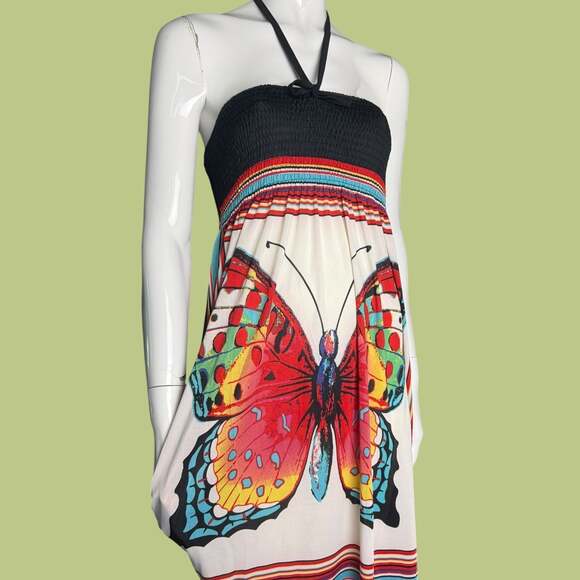 Unbranded Dresses & Skirts - Y2K Butterfly Halter Sundress